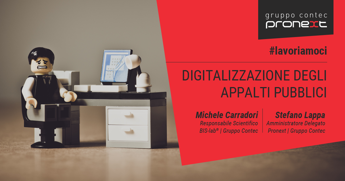 DIGITALIZZAZIONE DEGLI APPALTI PUBBLICI Pronext